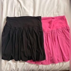pleated athletic skirts